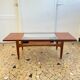 Coffee table Gplan teak & glass