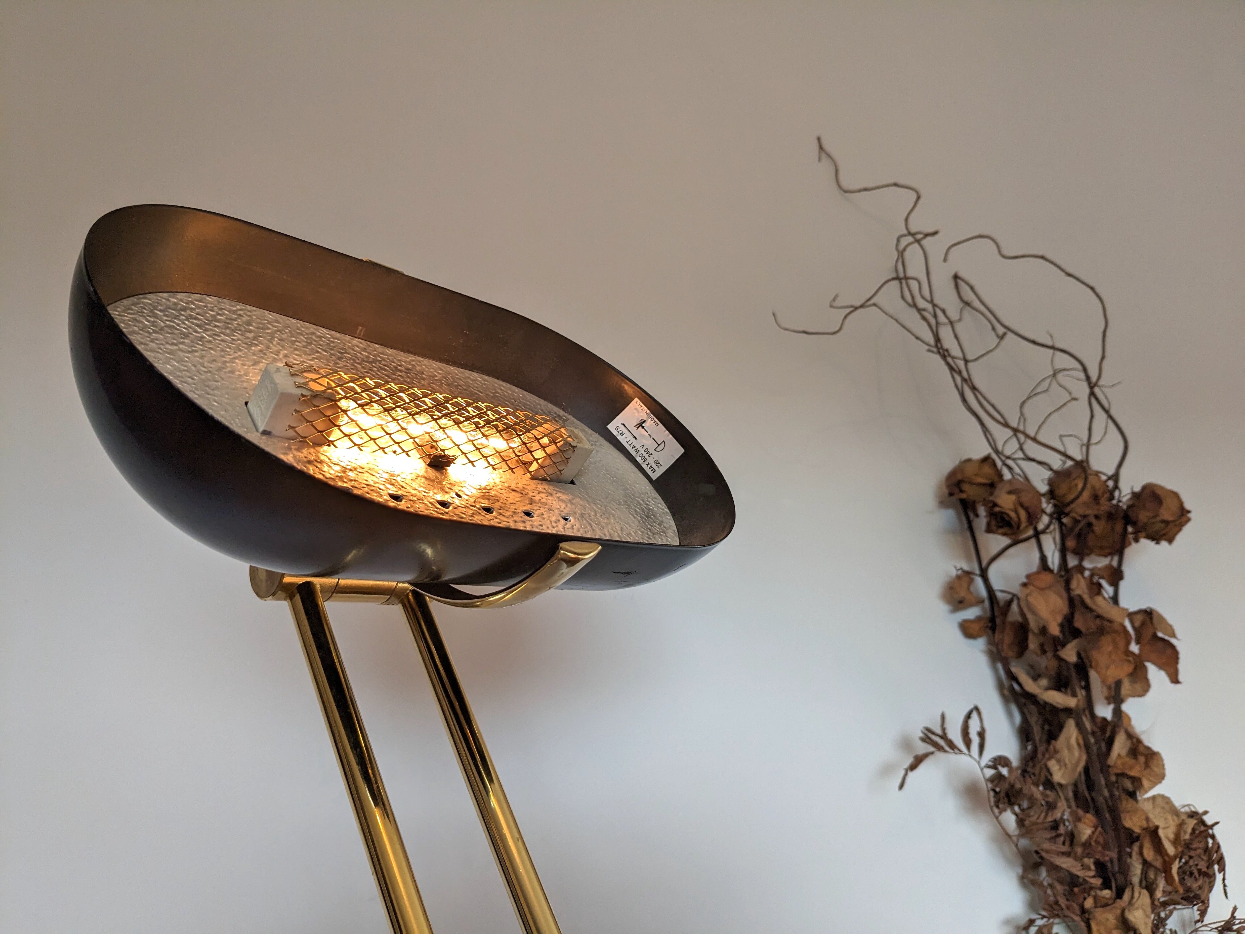 Vintage halogen floor lamp by Relux Milano