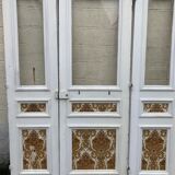 Series of three glass doors