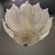 Venetian murano glass flush mount, 1980s