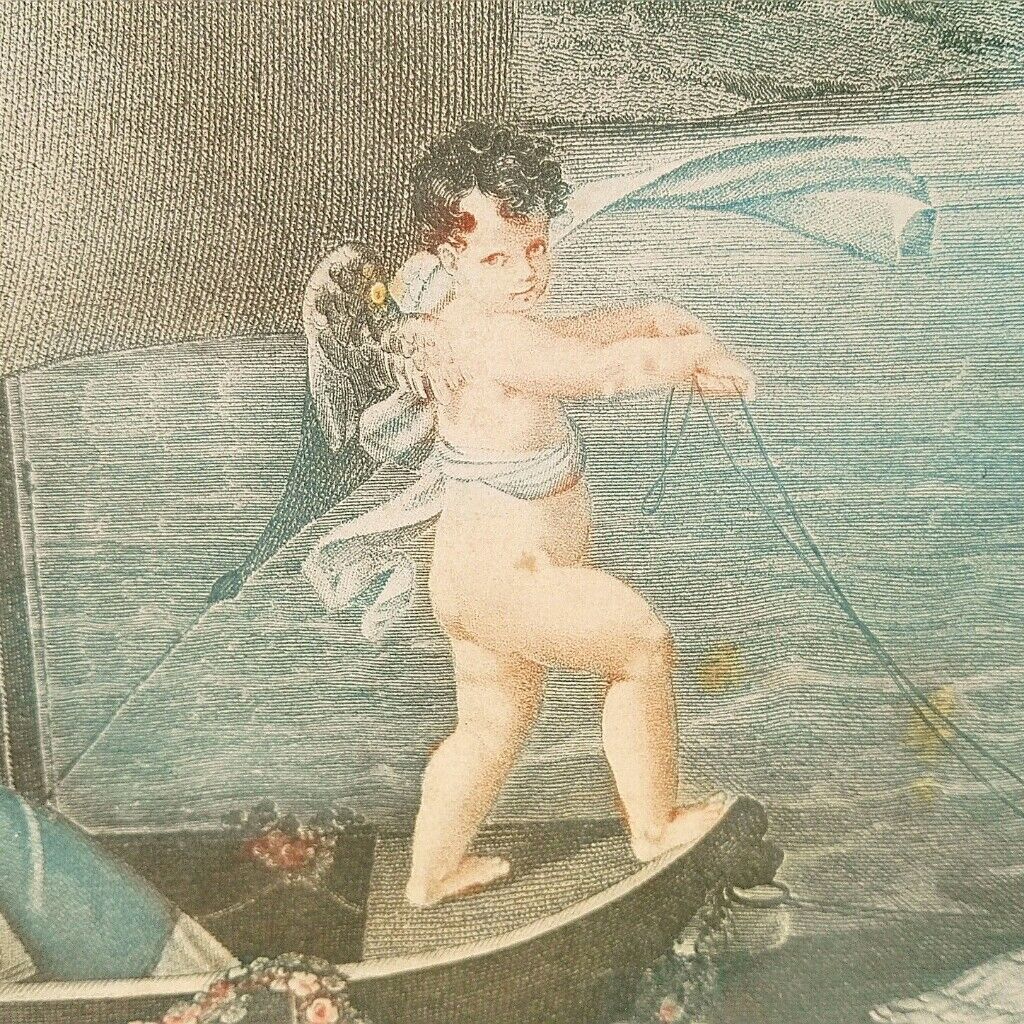 Engravings love and friendship signed Prud'hon