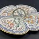 Four-lobed beggar worker's hors d'oeuvre in Chantilly porcelain, Japanese decor
