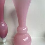 Pair of opalin vases