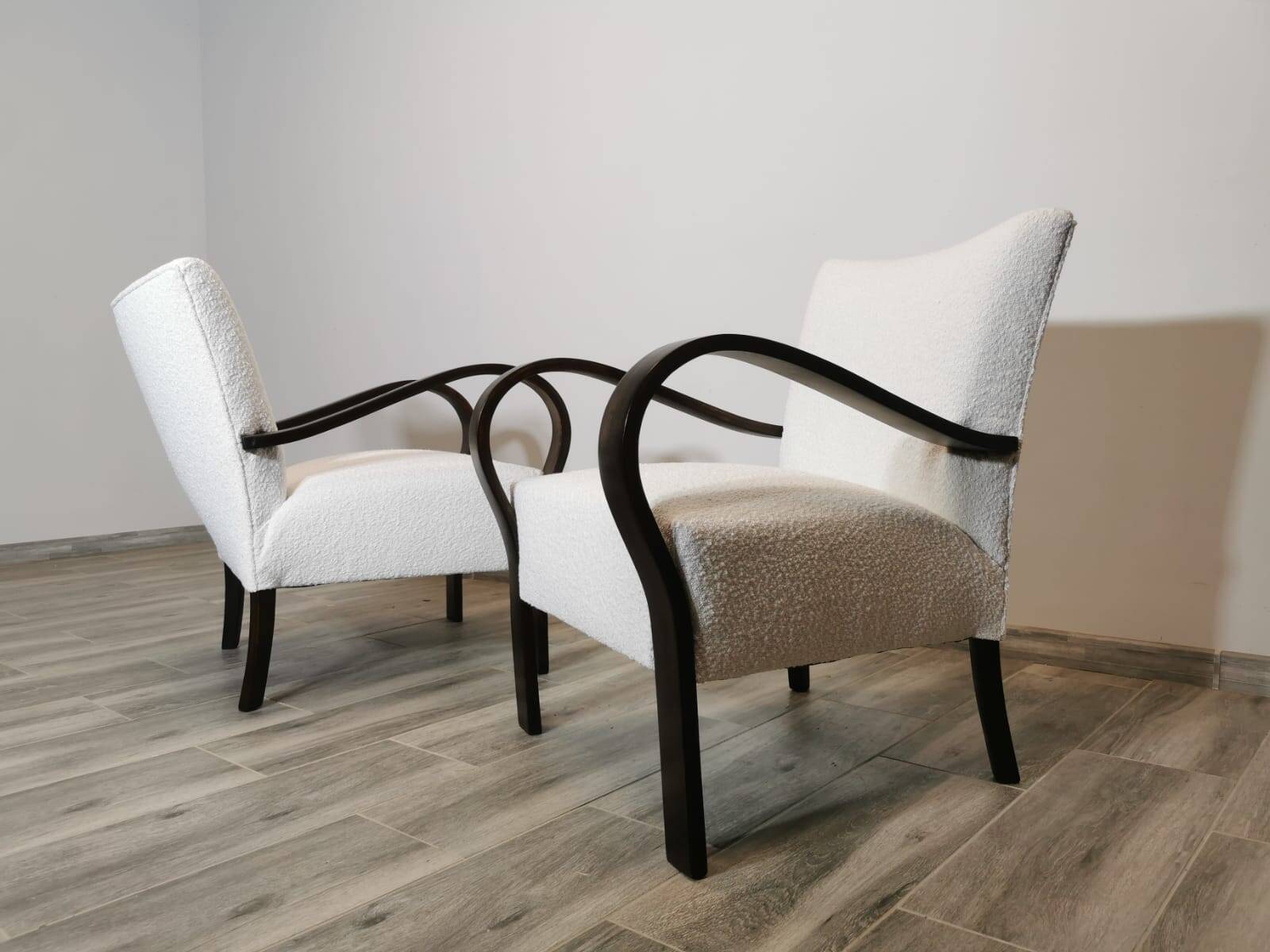 Art Deco Lounge Chairs, Set of 2