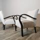 Art Deco Lounge Chairs, Set of 2