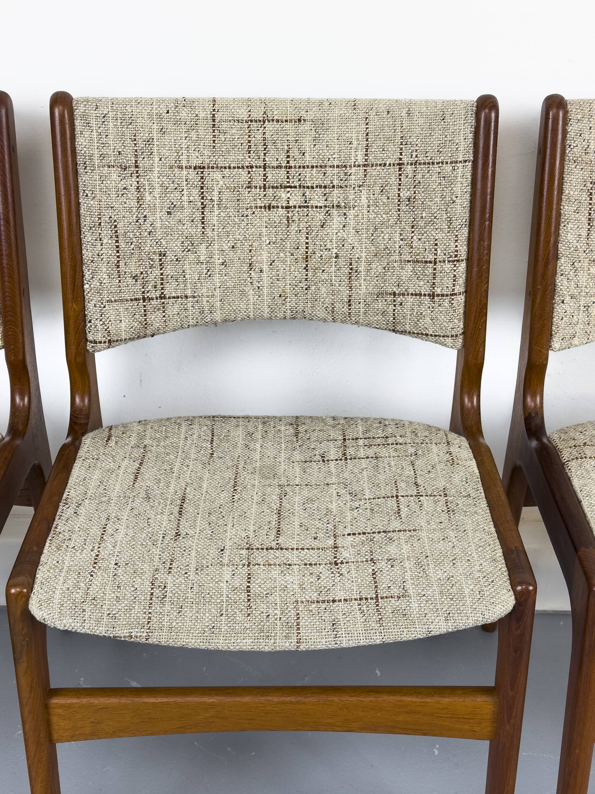 TEAK DINING CHAIRS BY ERIK BUCH FOR ANDERSTRUP MØBELFABRIK, 1960S, SET OF 4