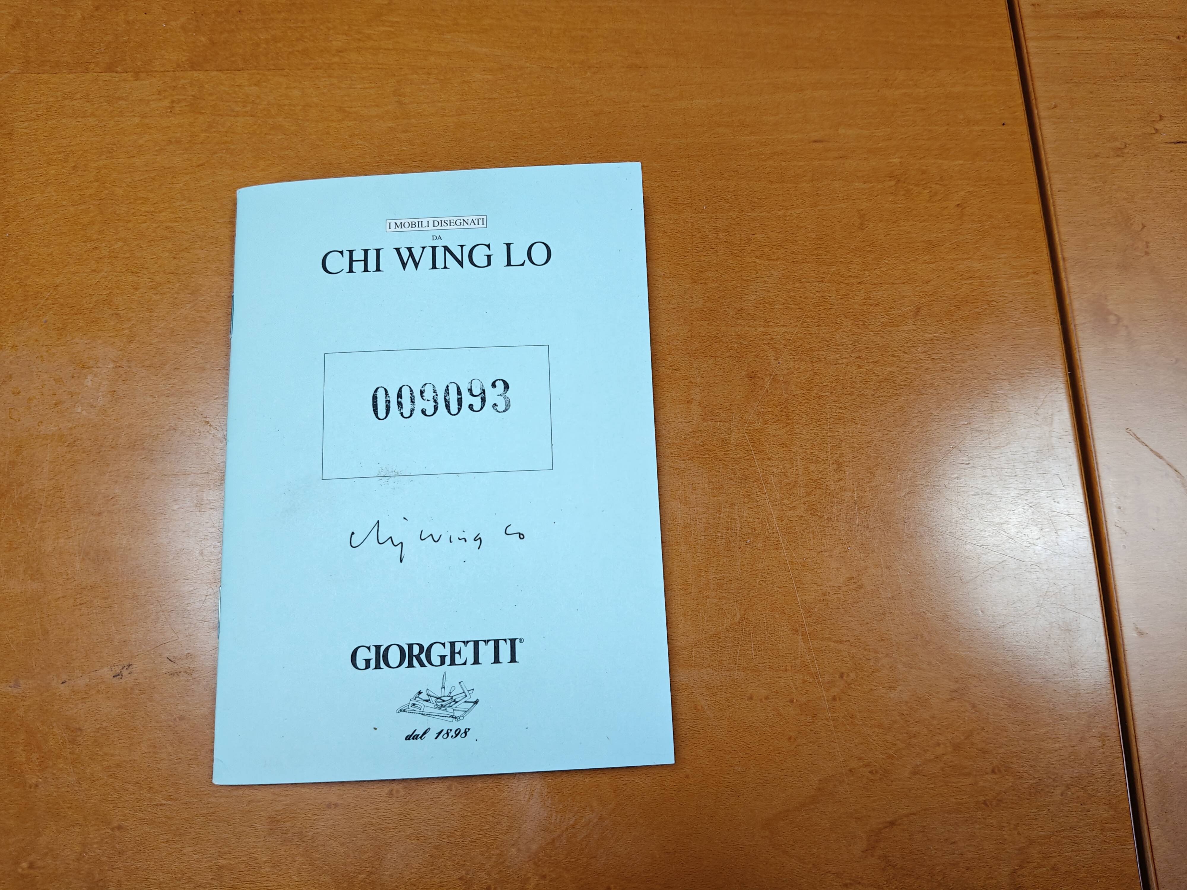 Extendable Dining table by Chi Wing Lo for Giorgetti, Italy