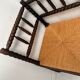 Corner chair wood turned vintage years 50-60