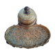 Old bronze inkwell