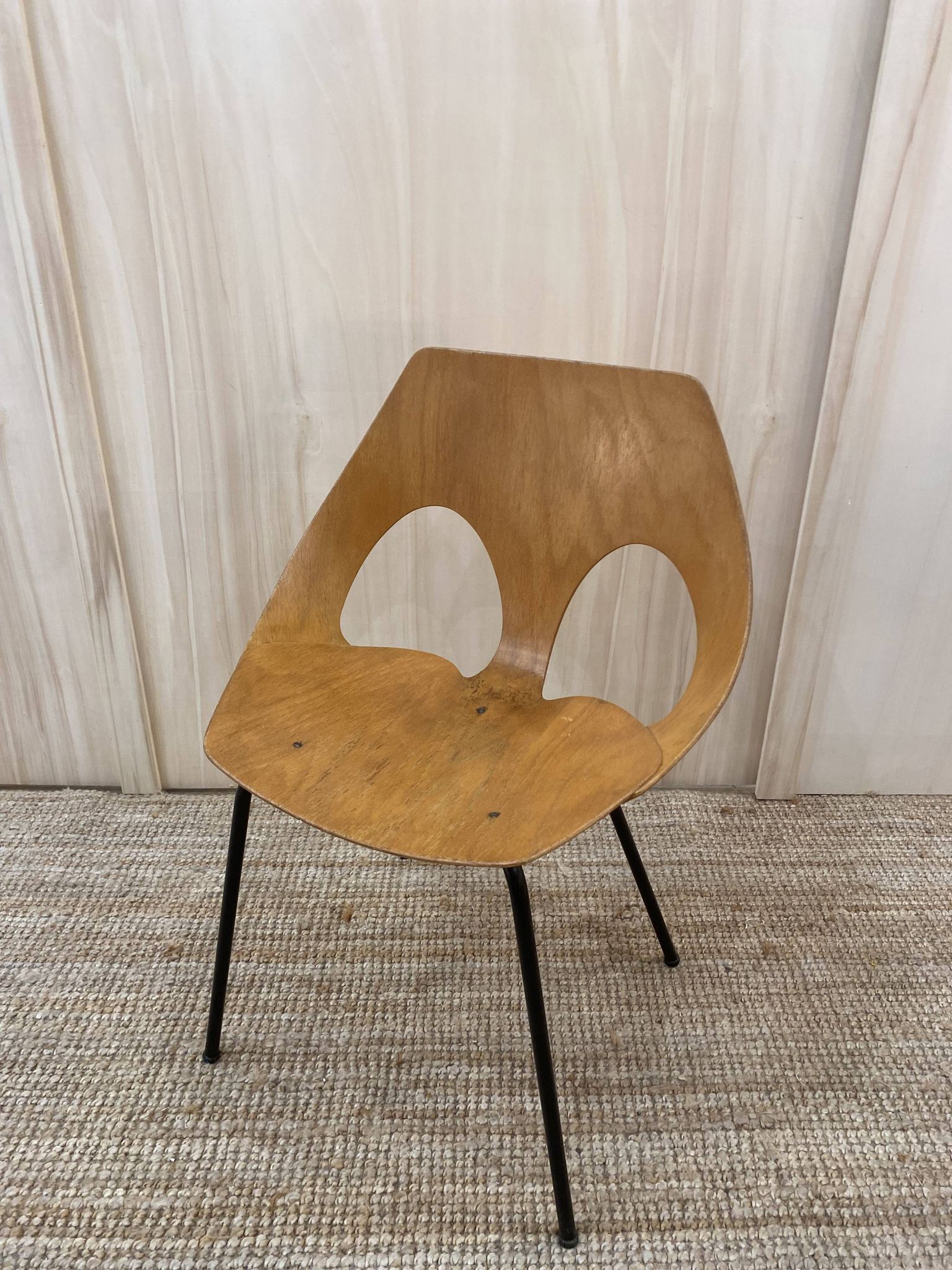 Carl Jacobs chair, Airborne edition, 1950s.