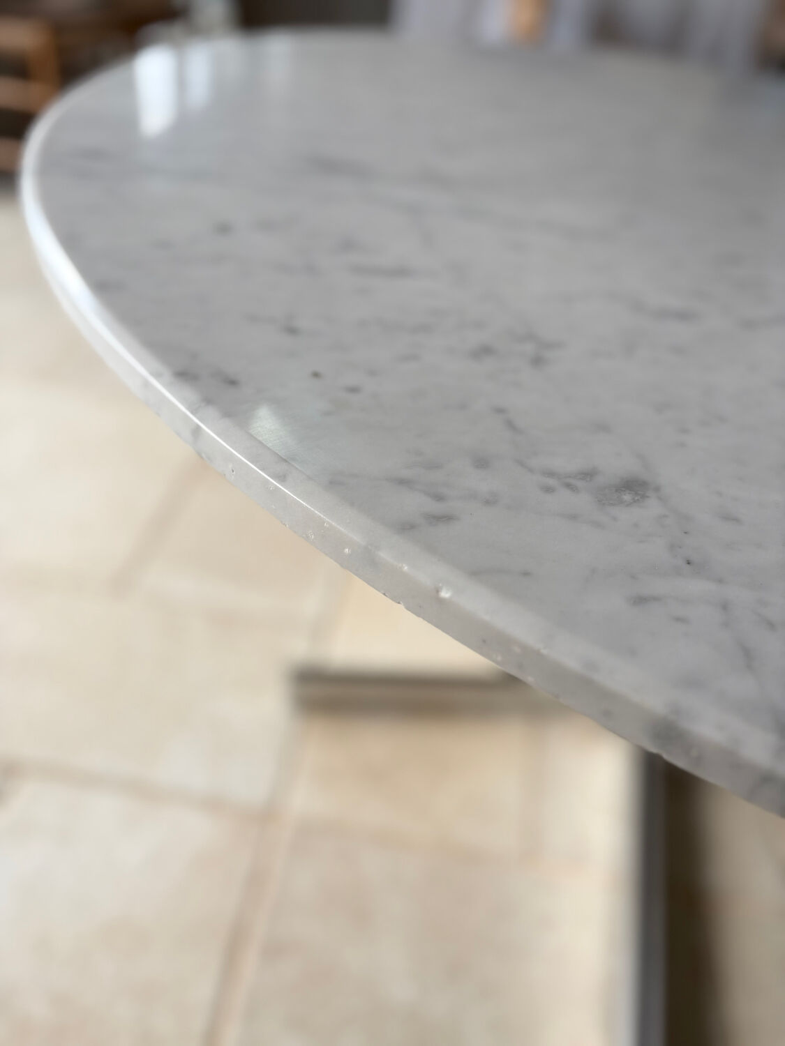 Marble table by Claude Gaillard for Ligne Roset