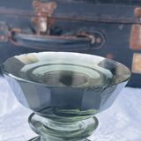 Carafe art deco blue green 1930