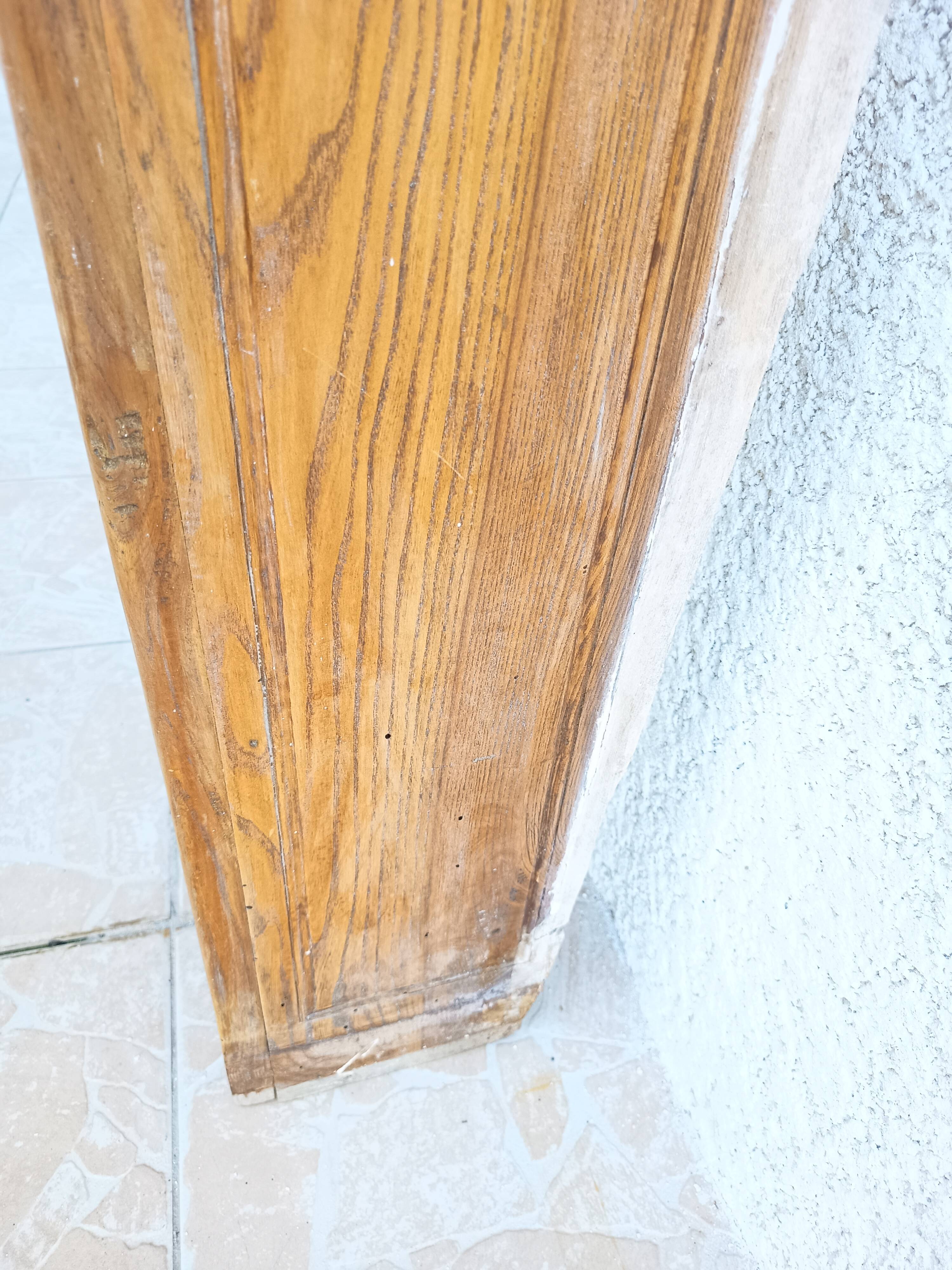 Oak mantelpiece