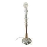Translucent candle holder lamp base
