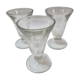 3 glasses bistrot early twentieth