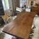 Solid wood farmhouse table