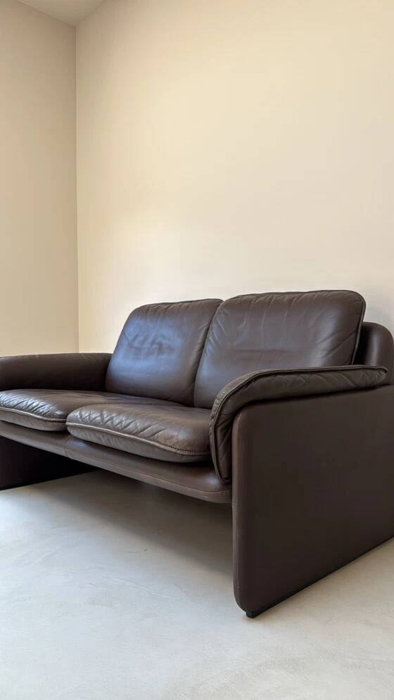 Vintage DS-61 leather 2-seater sofa by de Sede