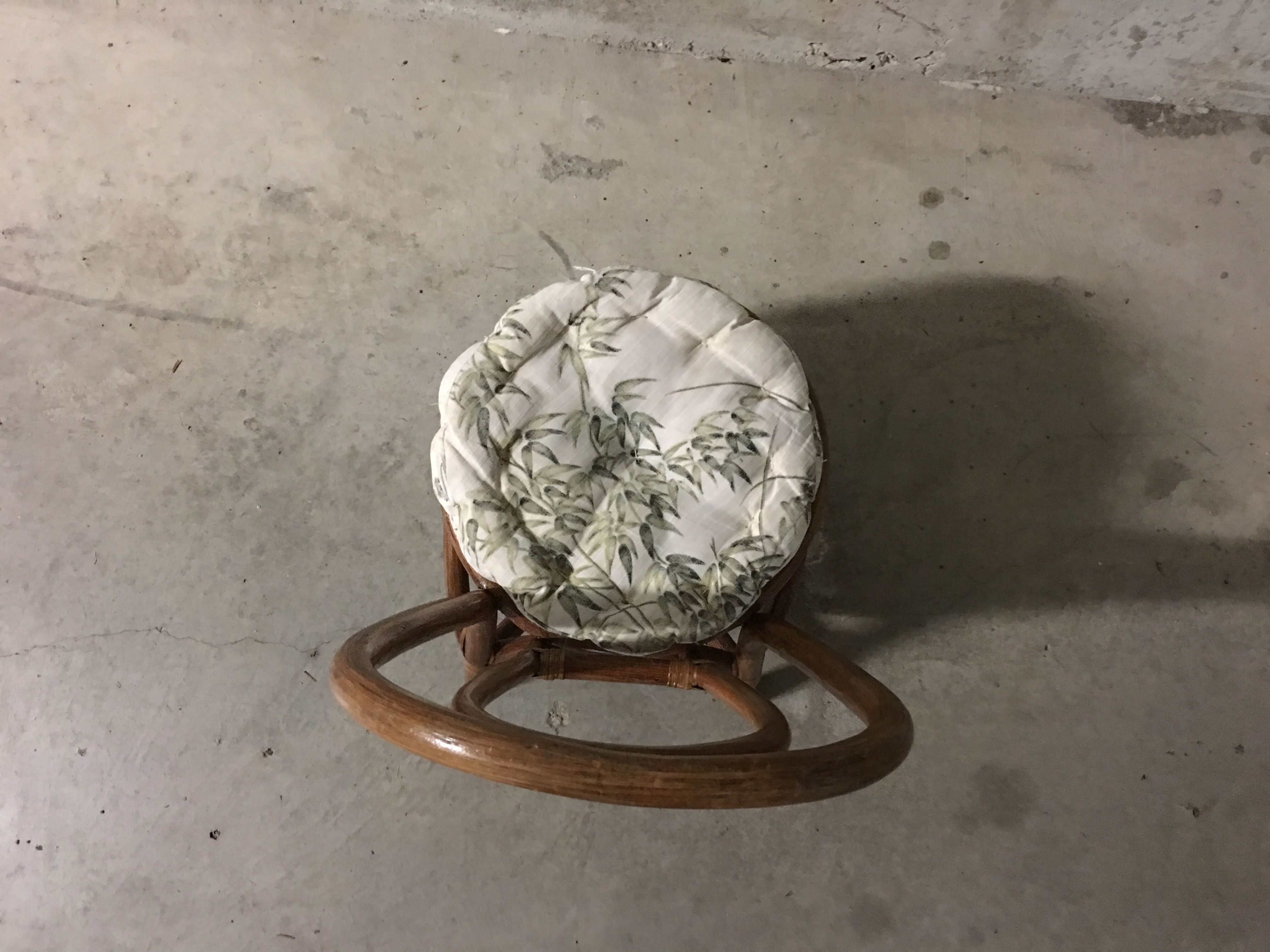 Children 70s rattan chair