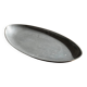Vintage oval tin platter by Just Andersen - table decoration - Art Deco Denmark - 1930s
