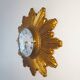 Sun wall clock