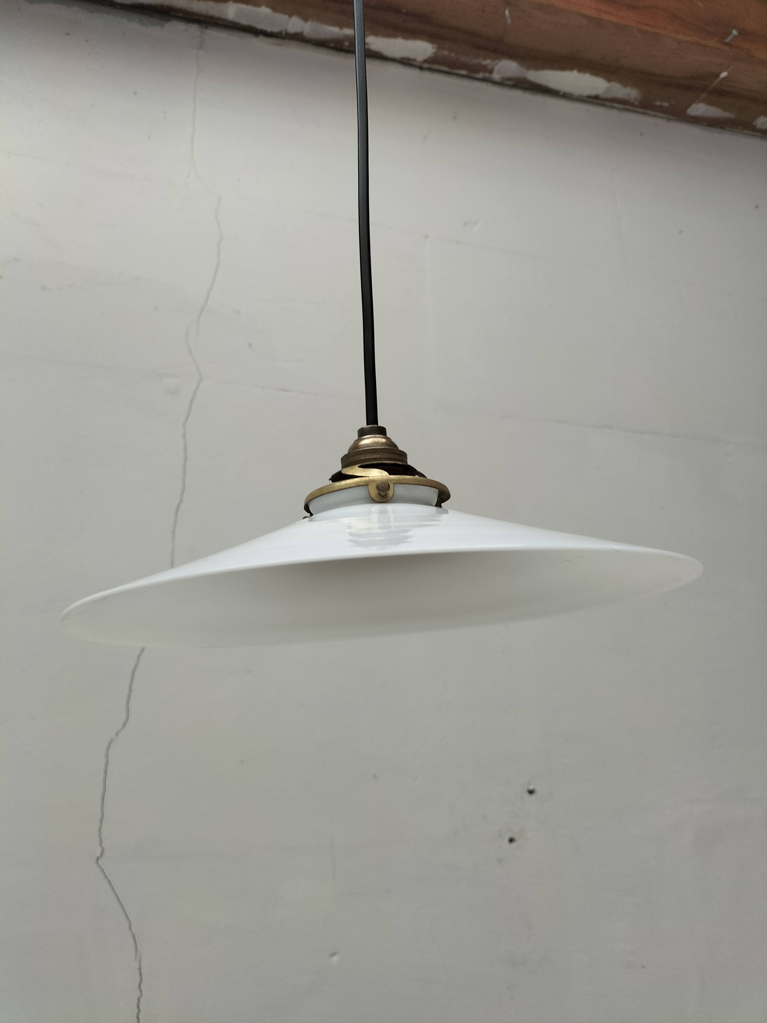 Opaline pendant light