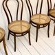Lot de 4 chaises thonet zpm radomsko