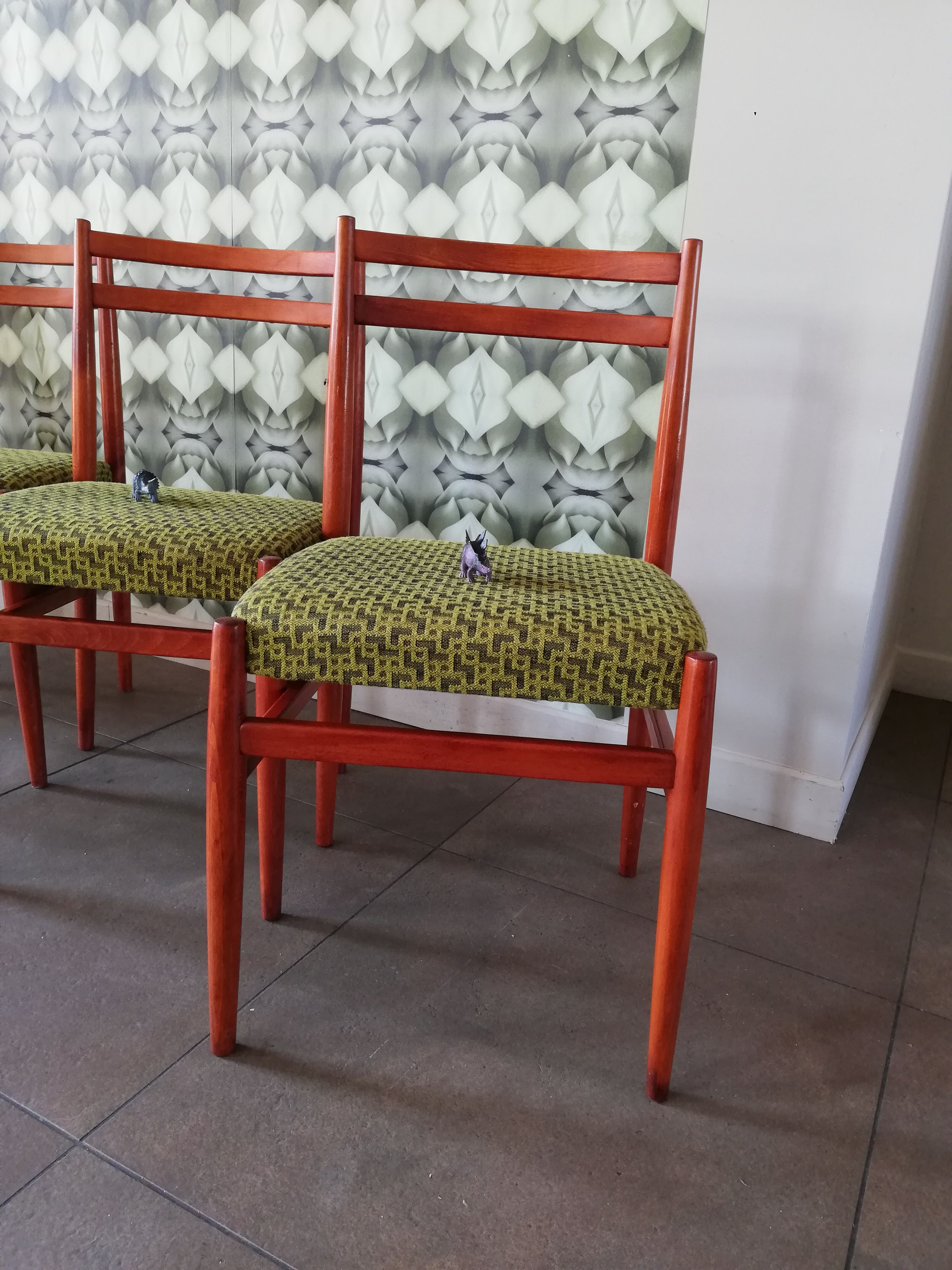 Set of 4 Czech Art Deco Chairs Ton, 1971, Up Zavody, Thonet