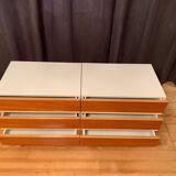 Ensemble de deux commodes Interlübke, Allemagne, années 1970.