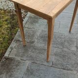 Old table made of raw wood