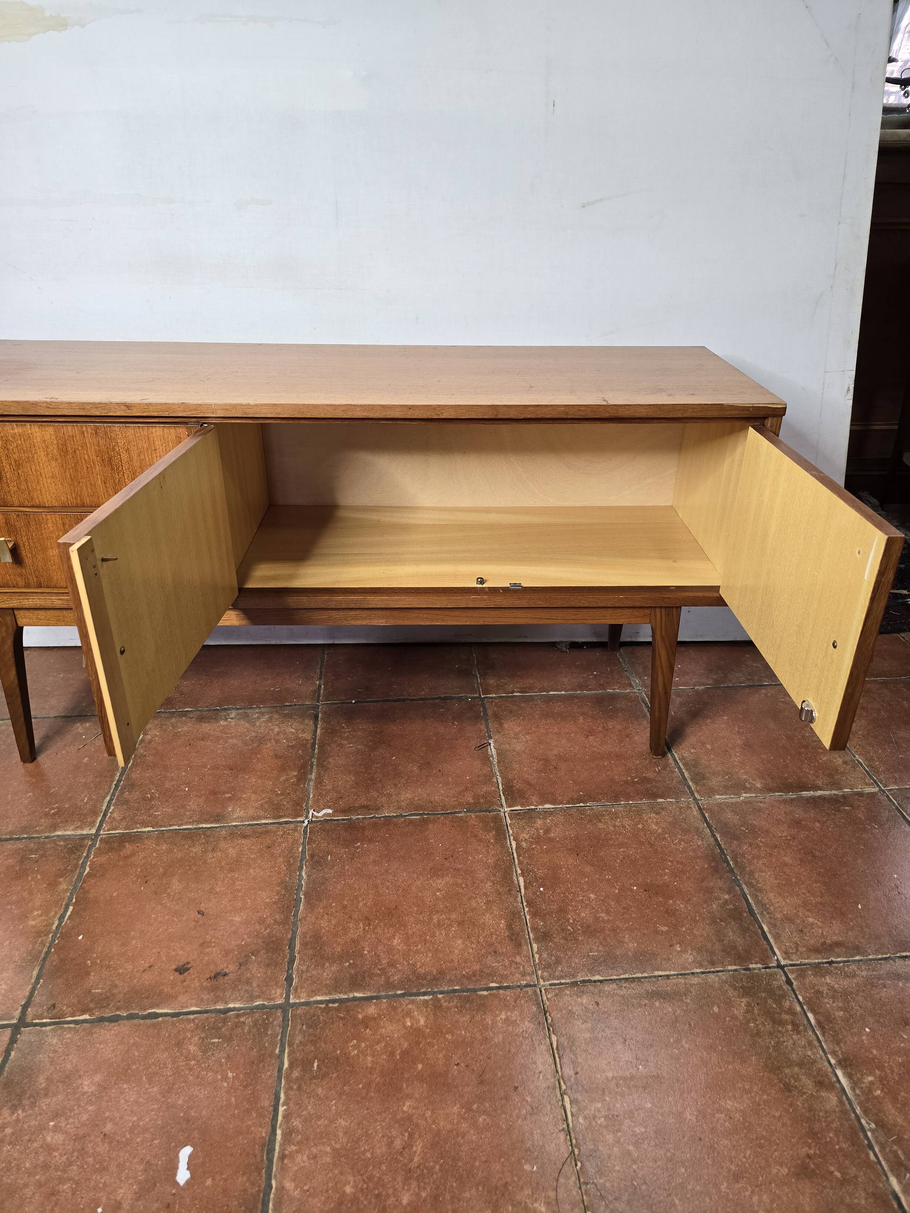 Scandinavian oak sideboard from the 60s, 125cms L