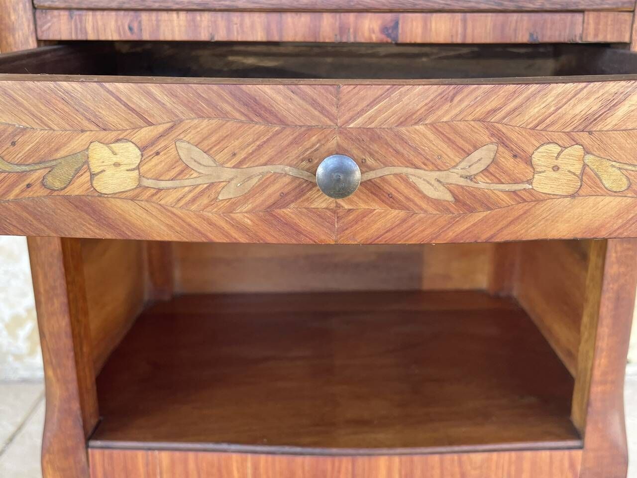 Paire de chevets , Style Louis XV en Palissandre