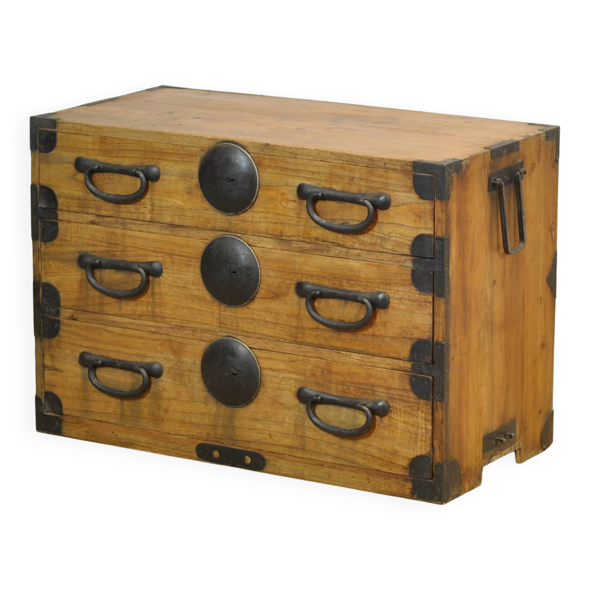 Japanese Tansu chest of drawers, circa 1870