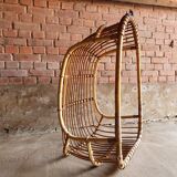 Vintage bamboo hanging chair
