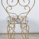 Chaise dossier coeur