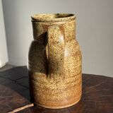 Large speckled stoneware jug, no brand underneath H21.