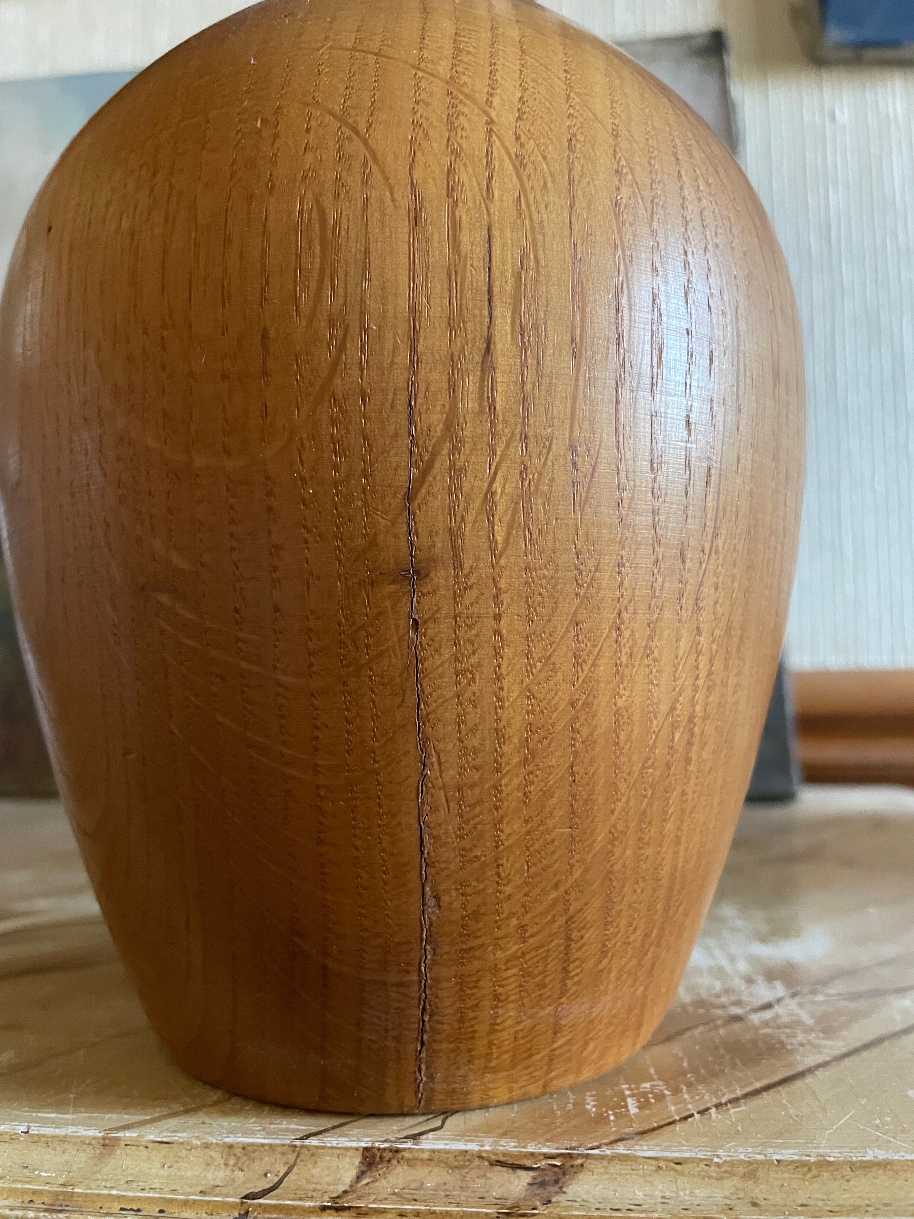 Vintage teak lamp