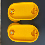 Coat rack yellow hook year 70/80 Italy