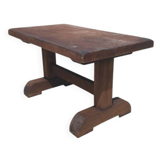 solid natural wood coffee table