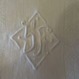 Lot of 12 SF monogrammed cotton napkins