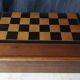 Backgammon game old wooden board game