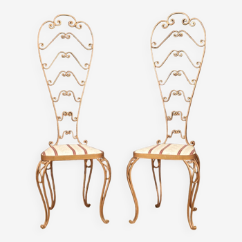 Pair of Italian chairs from the 60s Pier Luigi Colli