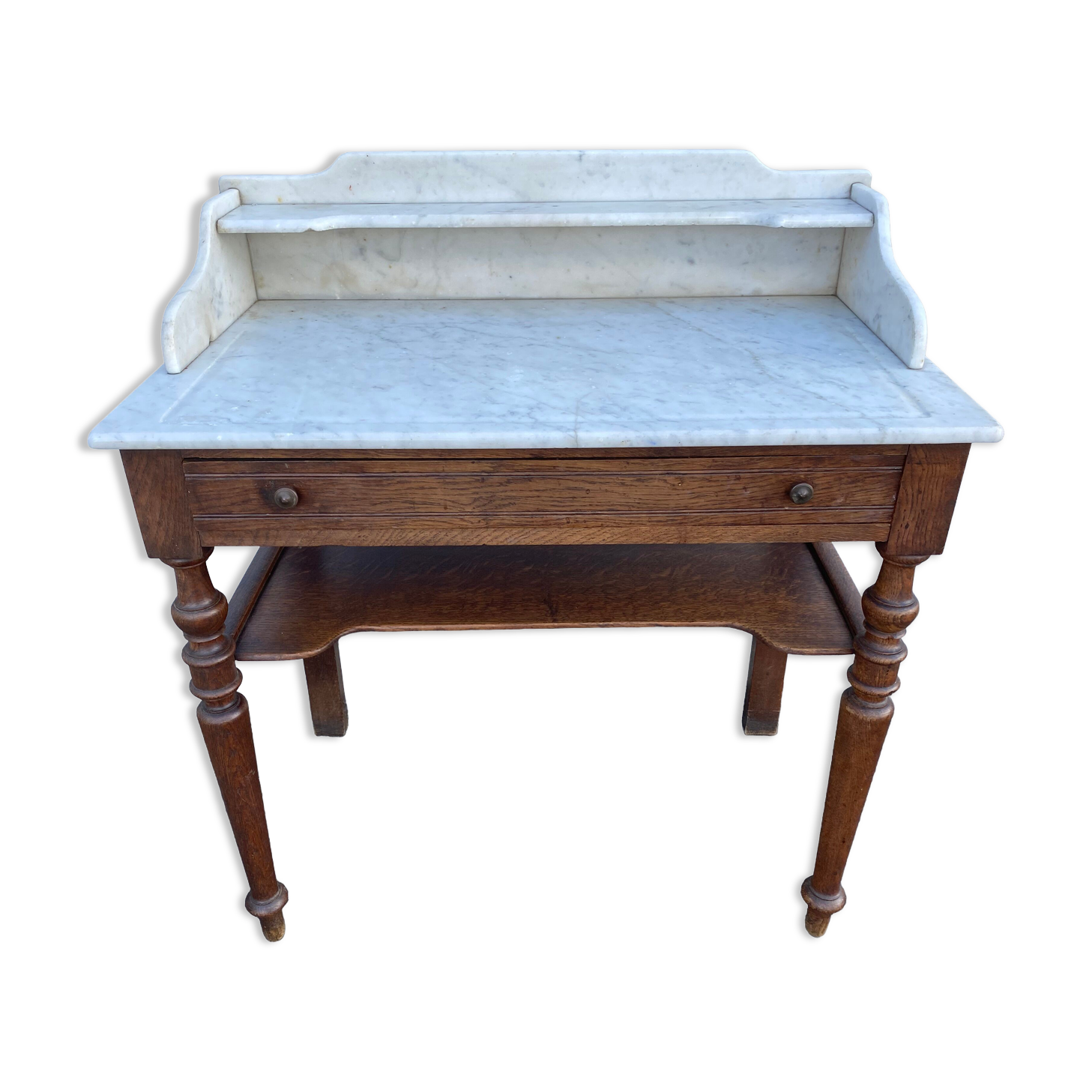 Dressing table Toilet table with white marble