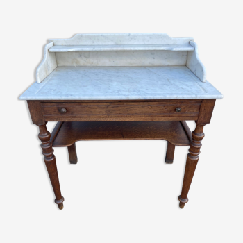 Dressing table Toilet table with white marble