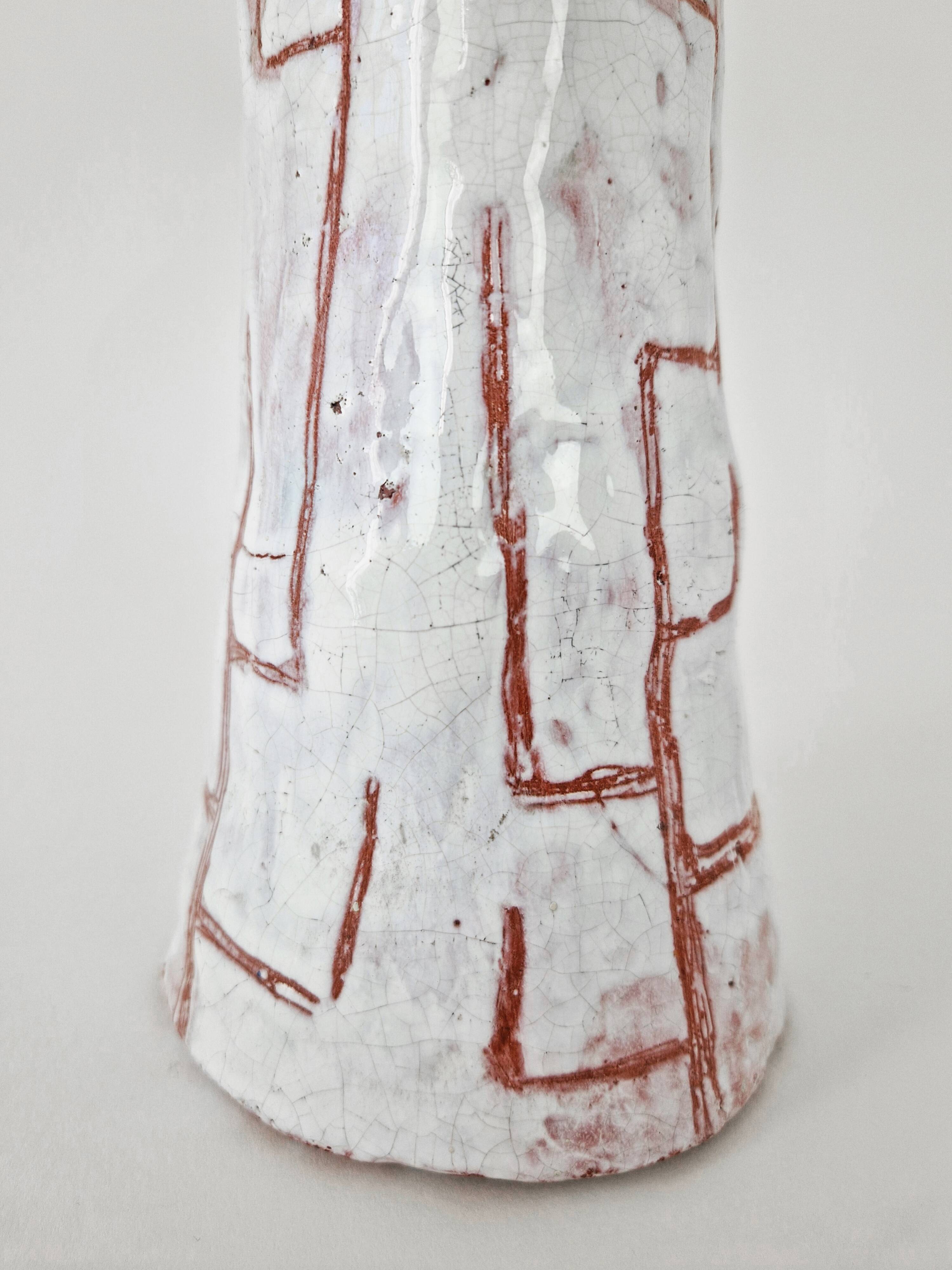 Vintage ceramic lamp foot 1960