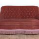 Toad sofa in old pink velvet
