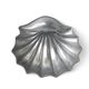 vintage shell dish, tin shell, table décor, pocket empty, tin cup, tin shell