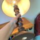 Charles Dudouyt vintage country style lamp