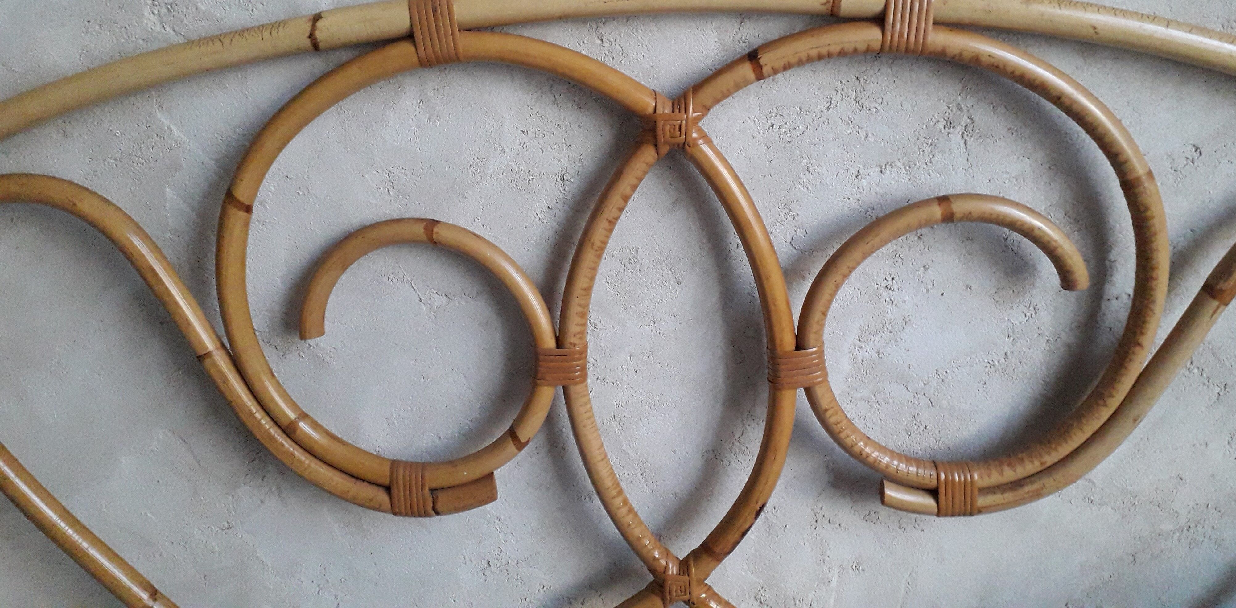 Rattan headboard
