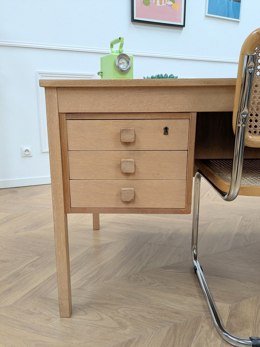 Vintage oak desk