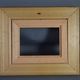 Frame wood stucco gilded gold leaf 30x26 foliage 16.4x11.9 cm